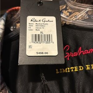 Selling a limited edition Robert Graham shirt size XL